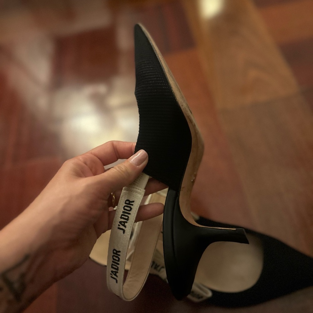 Dior SlingBack black stilletos - Picture 6 of 12